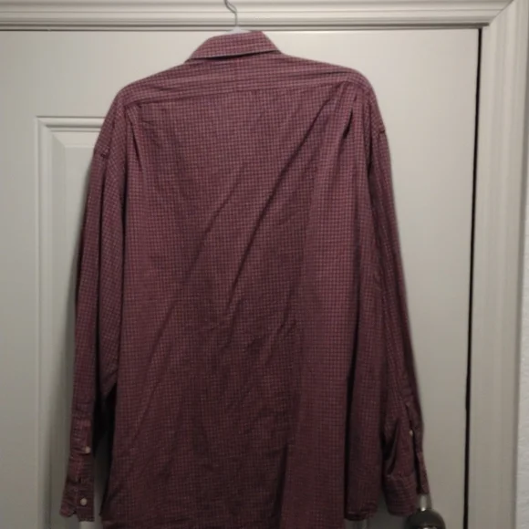 Ralph Lauren xxl long sleeve button down shirt red plaid - Picture 4 of 6